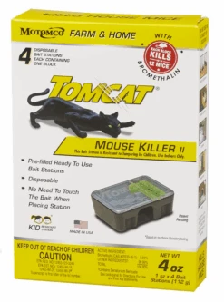 Motomco Tomcat Mouse Bait Station 4Pk
