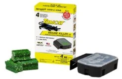 Motomco Tomcat Mouse Killer III Refillable Mouse Bait Station, 4-Pack