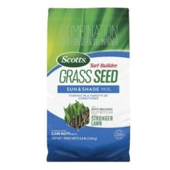 Scotts Turf Builder Grass Seed Sun & Shade Mix- 5.6lb -Stihl Supplies Store 16983328