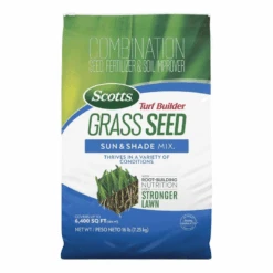 Scotts Turf Builder Grass Seed Sun & Shade Mix, 16 Lb