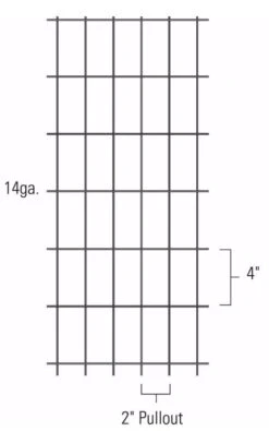 Ok Brand 2"x4" 50' 14 Gauge Utility Fence 60"x50' 6 Ok Brand 2"x4" 50' 14 Gauge Utility Fence 60"x50' -Stihl Supplies Store 18880018 2