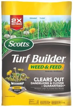 Scotts Turf Builder Weed & Feed, Covers 15,000 Sq. Ft.