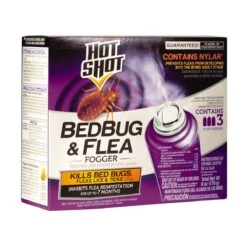 Hot Shot Bedbug & Flea Fogger, 2 Oz. (3-Pack)