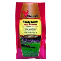 X-Seed 3lb Hardy Lawn Ultra Premium Grass Seed Mixture