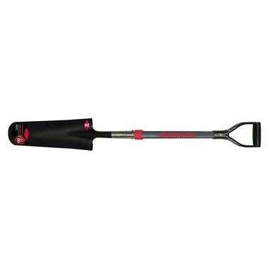 Razor-Back D-Handle Drain Spade W/ Fiberglass Handle & Cushion D-Grip 3 Razor-Back D-Handle Drain Spade W/ Fiberglass Handle & Cushion D-Grip