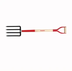 Razor-Back 4-Tine Spading Fork W/ Wood Handle