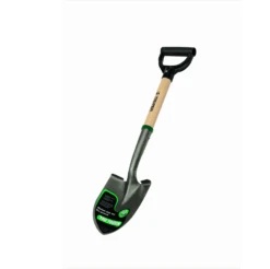 Truper Tru Tough 19" Short D-Handle Round Point Shovel