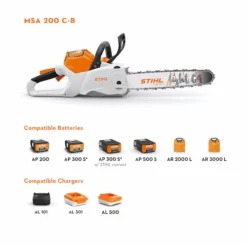 Stihl MSA 200 C-B Cordless Chainsaw, 14" Bar Length (Tool Only) -Stihl Supplies Store 42746036s 2 1