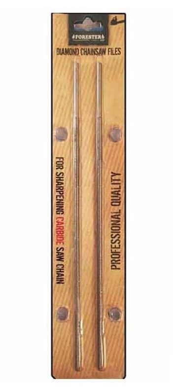 Forester Premium Diamond Chainsaw Files For Carbide Chain - 2 Pack 3 Forester Premium Diamond Chainsaw Files For Carbide Chain - 2 Pack