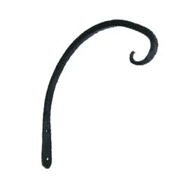 The Hookery 8" Downturn Curved Hanger