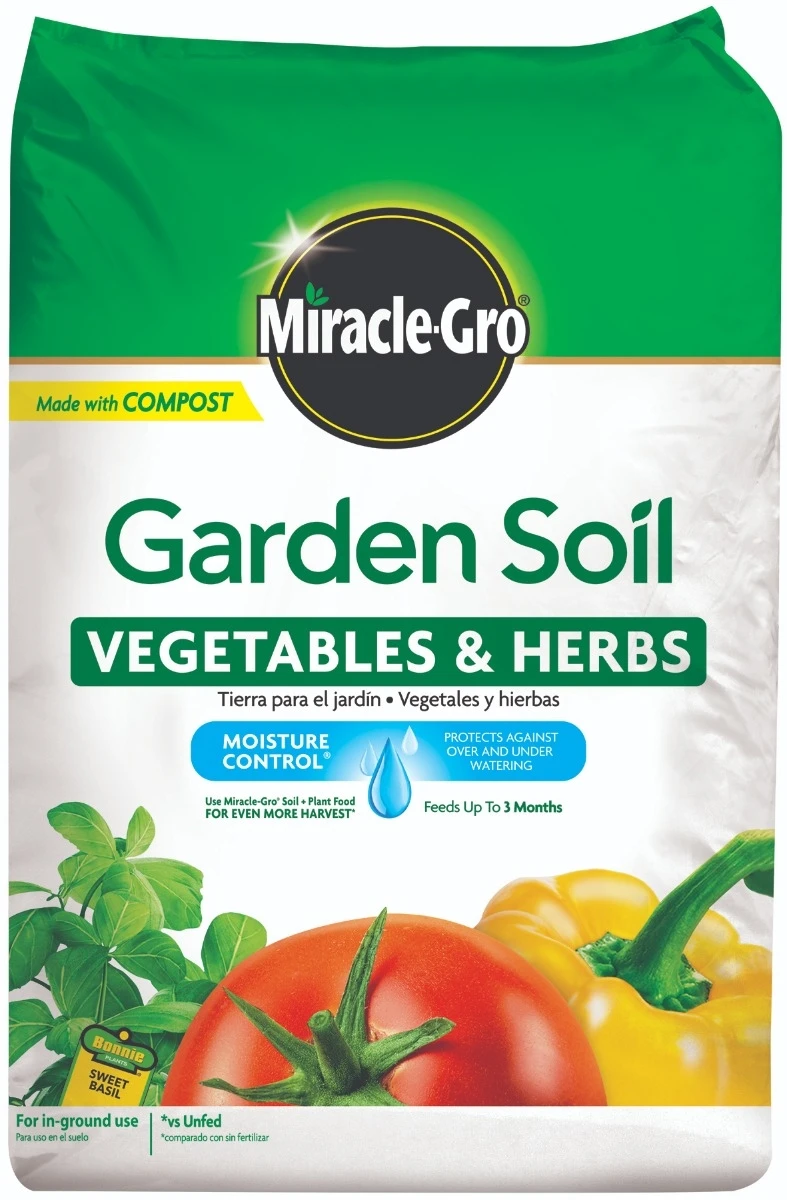 Miracle-Gro Garden Soil Vegetables & Herbs 1.5 Cf 3 Miracle-Gro Garden Soil Vegetables & Herbs 1.5 Cf