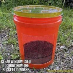 Fly-Lid 5 Gallon Bucket Fly Lid - Turn Any 5 Gallon Bucket Into A Fly Trap -Stihl Supplies Store 79370002 2