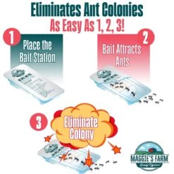 Maggie's Farm No Spill Ant Bait Station - 6 Pack -Stihl Supplies Store 811249020274 3