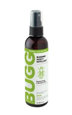 Buggins Insect Repellent Natural Vanilla Mint Rose - 4 Oz.