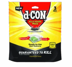D-CON Bait Station Blocks For Mice - 3ct