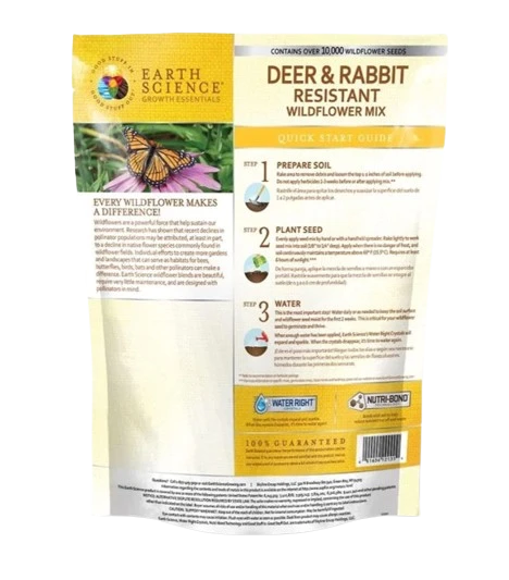 Earth Science Wildflower Mix - Deer/Rabbit Resistant 4 Earth Science Wildflower Mix - Deer/Rabbit Resistant - Image 2