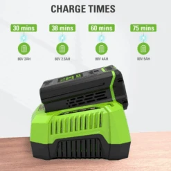 Greenworks 80V Rapid Battery Charger -Stihl Supplies Store image 4 e0267799 fbd2 4e4a 96bc 59fc4a7ff577 removebg preview