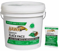 Motomco Hawk Rodenticide Place Pacs 86ct